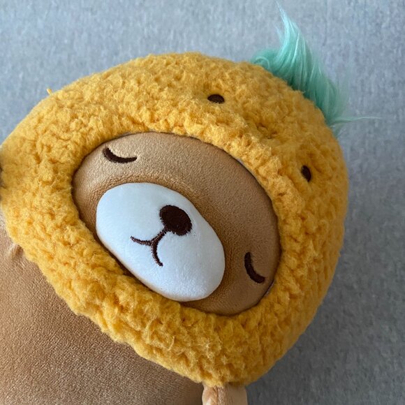 NWOT Miniso Mini Family Fruit Costume Series Plush Toy Pineapple Bear 8" - Picture 10 of 11